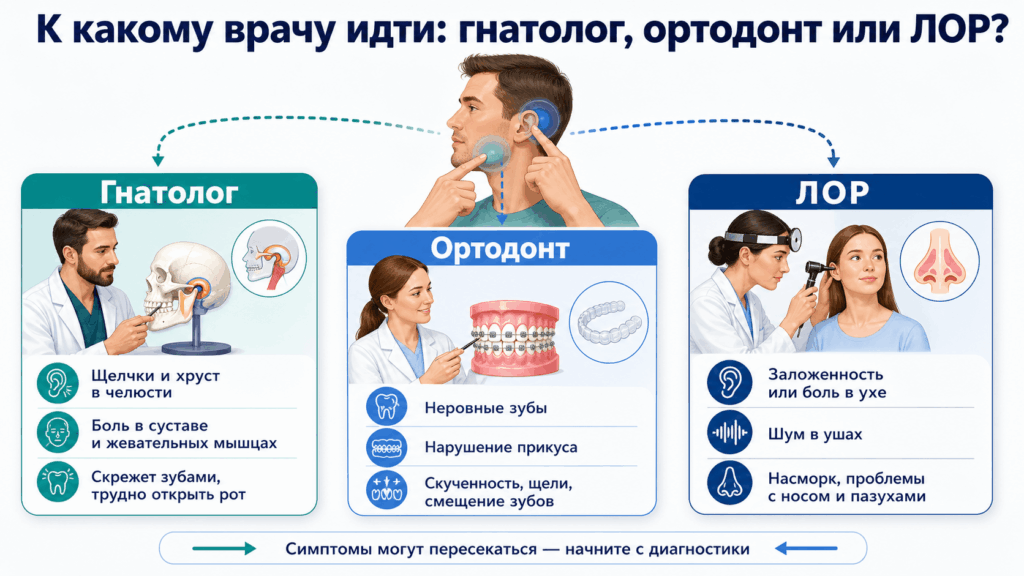 гнатолог, ортодонт или ЛОР к кому и когда обращаться