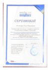 Сертификат Лозинская Алла Николаевна